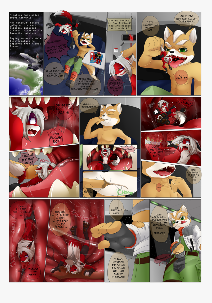 Nommed In Space {vore/commission} - Collage, HD Png Download