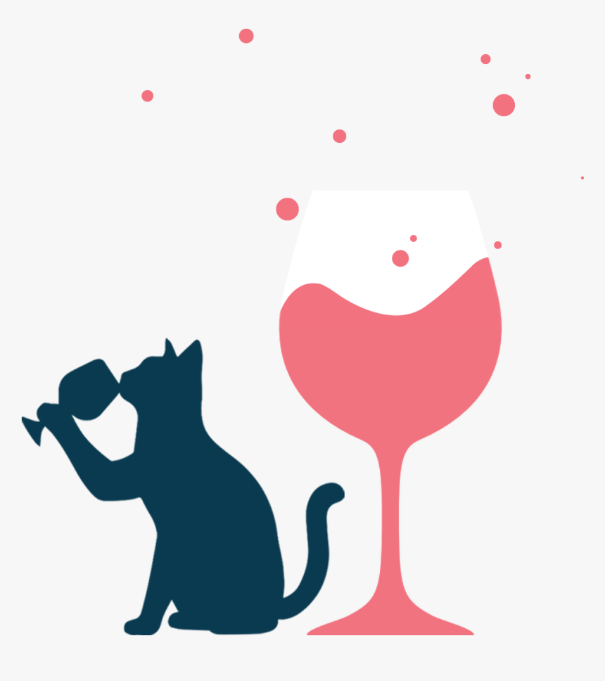 Cats And Wine Clipart, HD Png Download
