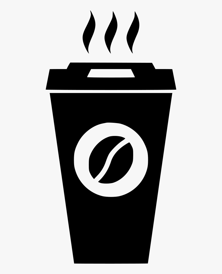 Coffee Paper Cup Hot - Coffee And Donuts Icon, HD Png Download