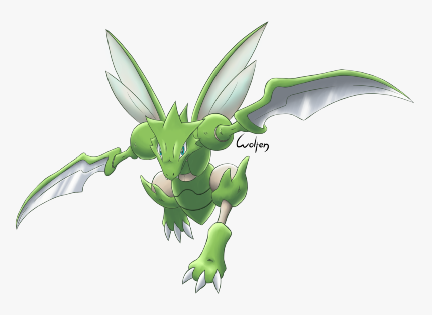 323kib, 1280x720, - Scyther Png, Transparent Png