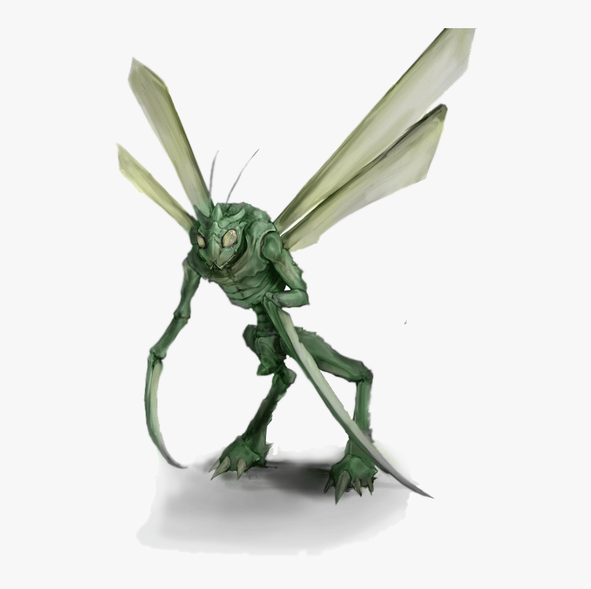 Once Found The Scyther Will Quickly Dismember It With - Scyther In Real Life, HD Png Download