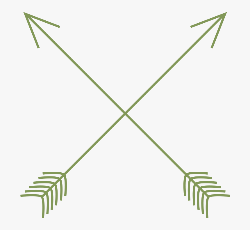Arrows Crossing Monogram, HD Png Download