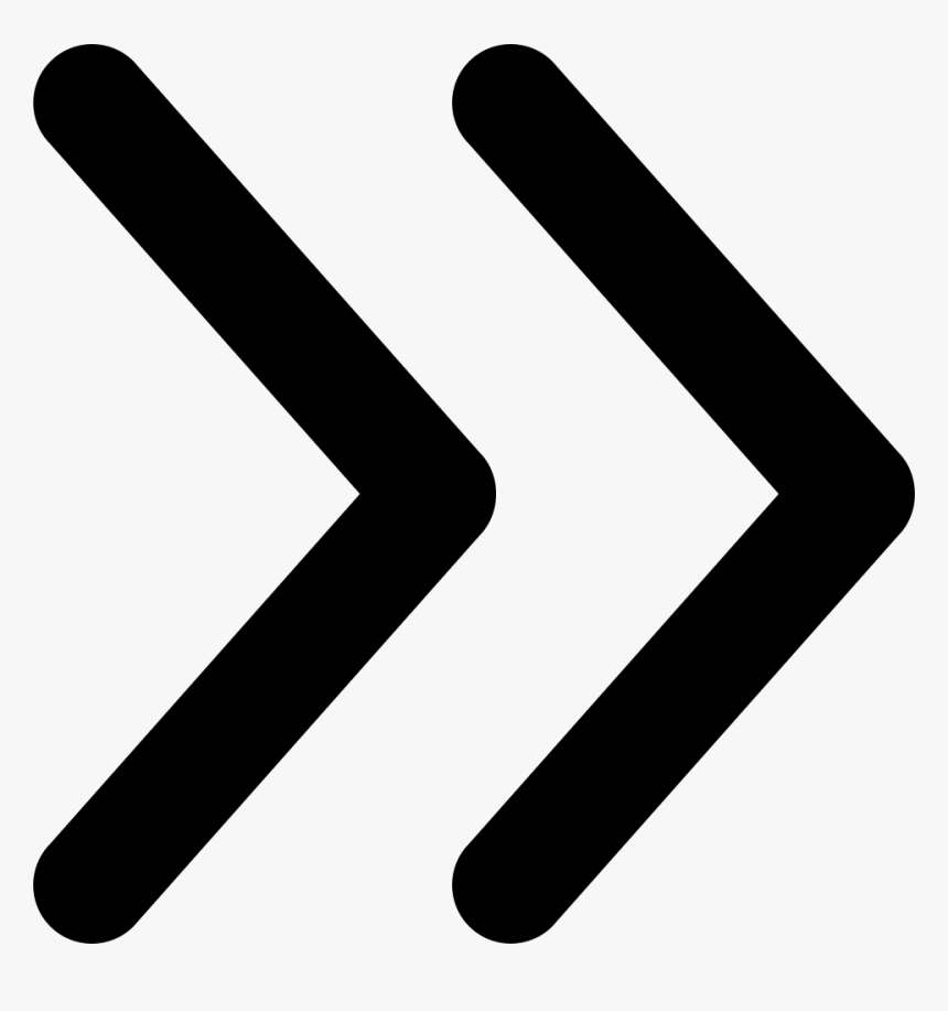 Arrow Carrot Right - Fast Forward Button Video, HD Png Download