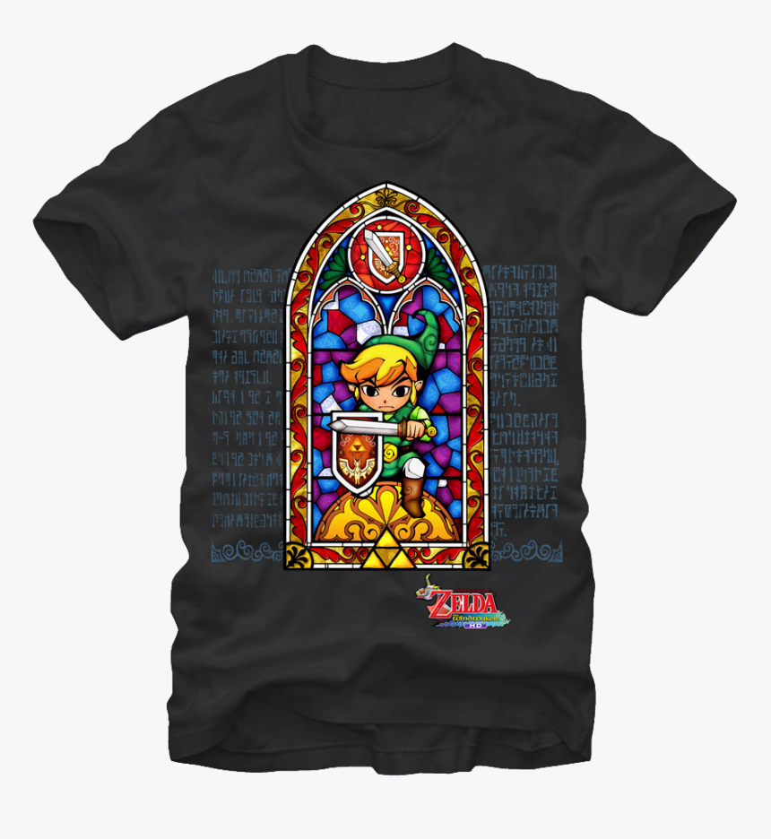 Transparent Zelda Heart Png - Stained Glass Zelda Shirts, Png Download
