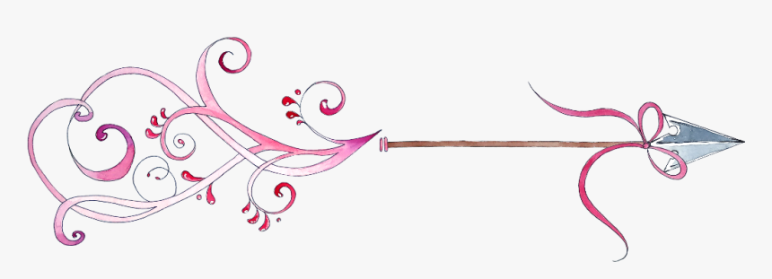 #arrow #watercolor #watercolour #boho #hipster #ftestickers - Feathered Arrow Clip Art, HD Png Download