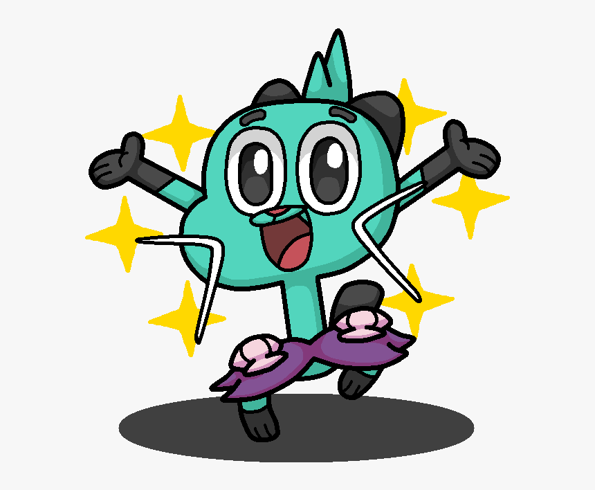 Shiny Dewott Gumball Watterson By Shawarmachine - Shiny Pokemon As Cartoon Characters, HD Png Download