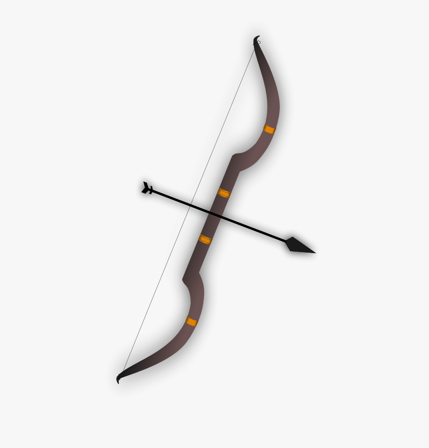 Free Vector Bow And Arrow - Bow And Arrow Pdf, HD Png Download