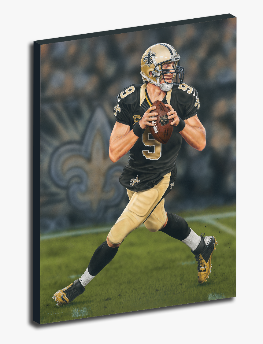 Drew Brees/ New Orleans Saints, 30″x40″, Original Acrylic, HD Png Download