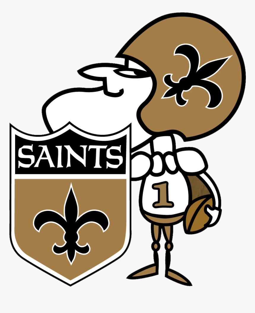 Someone Have The 1970s Saints Man Logo - New Orleans Saints Man, HD Png Download