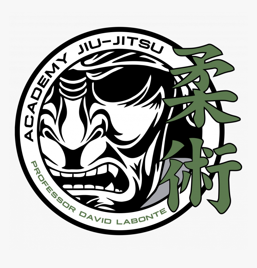 Transparent Jiu Jitsu Clipart - Samurai Mask Black And White, HD Png Download