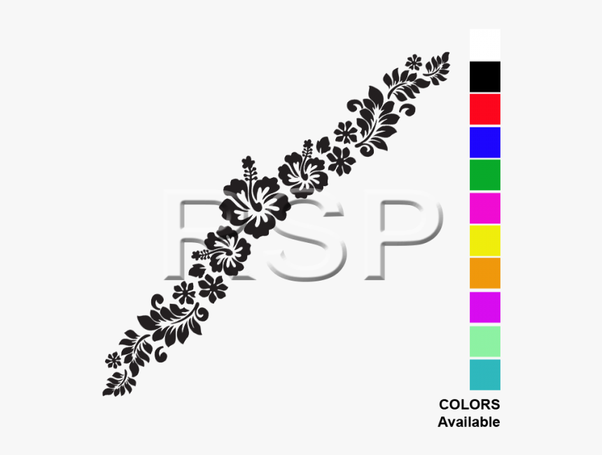 Hibiscus Flower Tattoo , Png Download - Graphic Design, Transparent Png