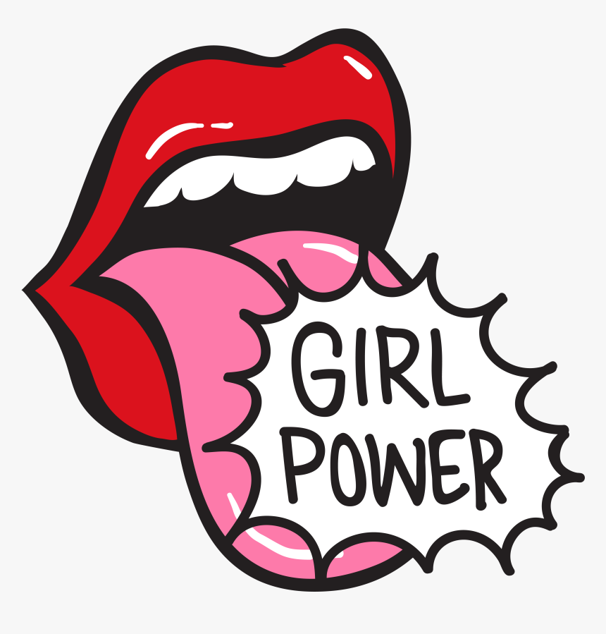 Lips With Tongue Cartoon, HD Png Download