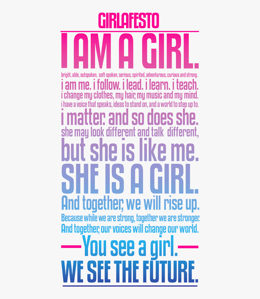 You See A Girl We See The Future, HD Png Download