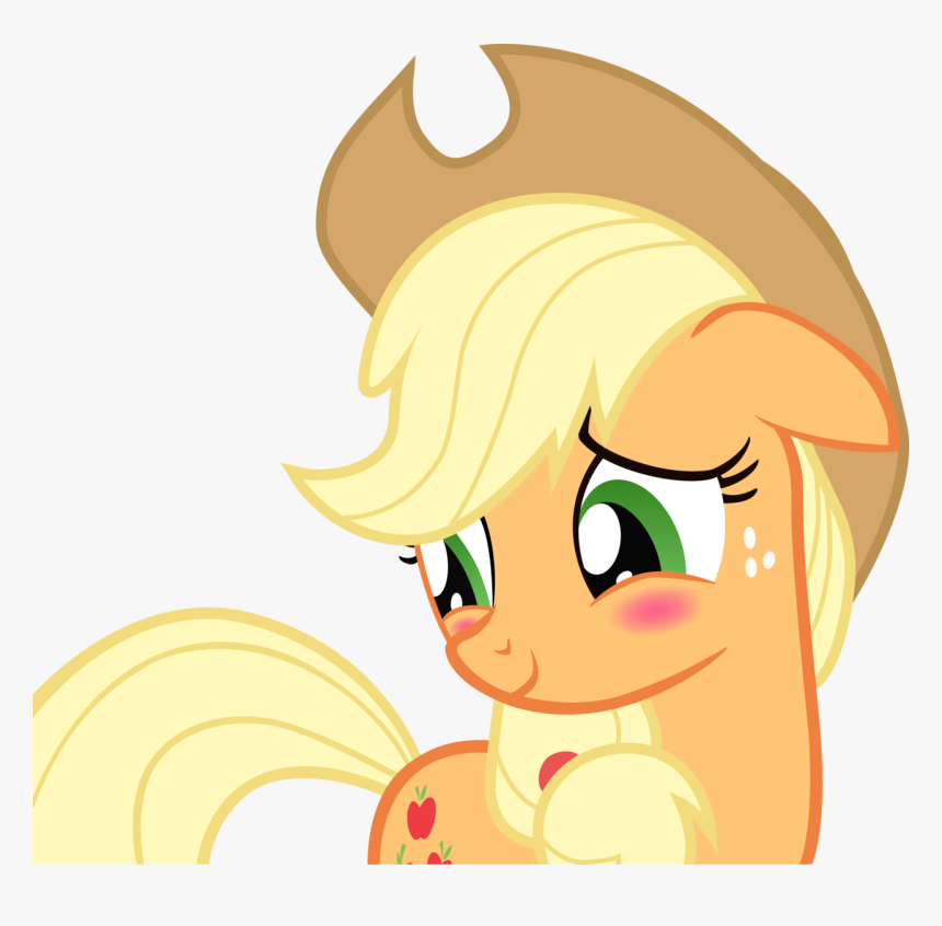Mlp Applejack Blush, HD Png Download