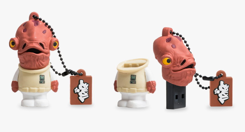 Star Wars Usb Flash Drive Admiral Ackbar *sale* - Admiral Ackbar Pendrive, HD Png Download