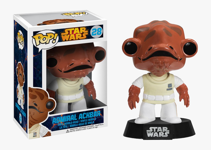 Star Wars Pop - Funko Pop Star Wars Admiral Ackbar, HD Png Download