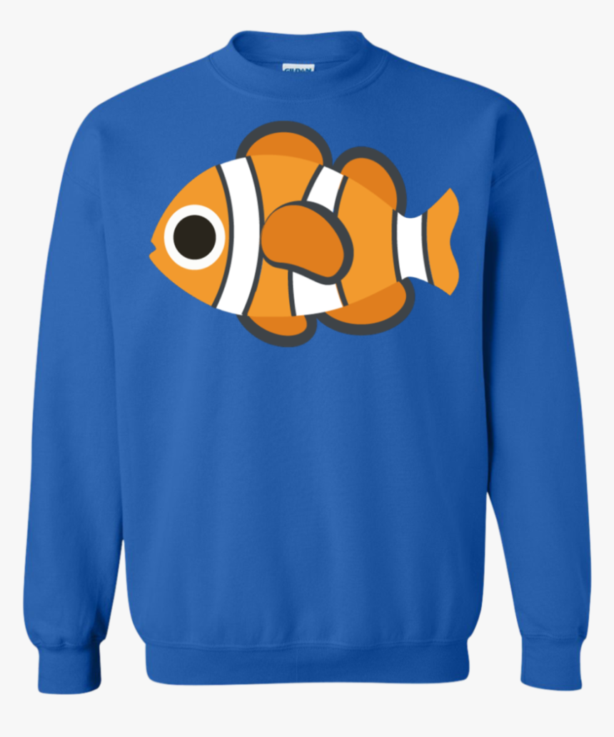 Nemo Fish Emoji Sweatshirt - T-shirt, HD Png Download