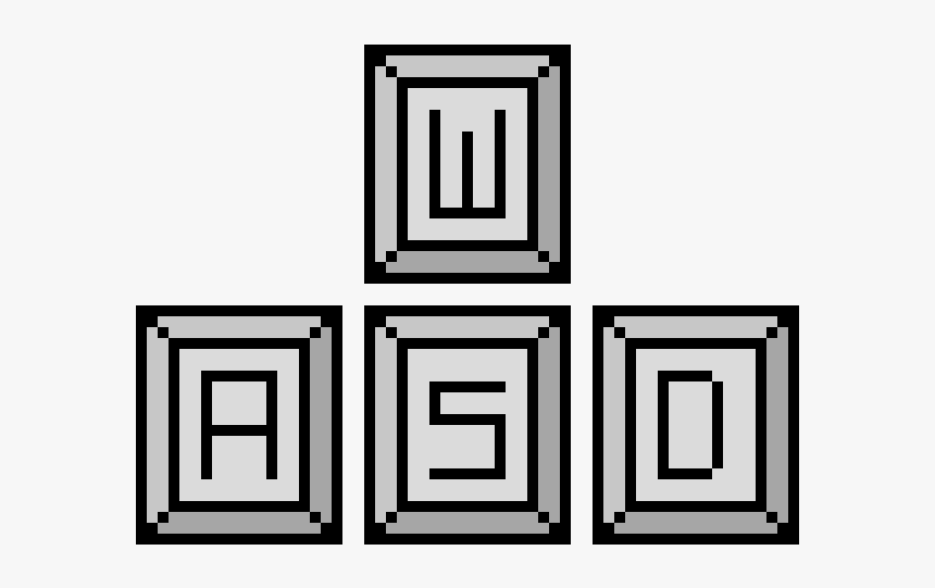 Arrow Keys Pixel Art, HD Png Download