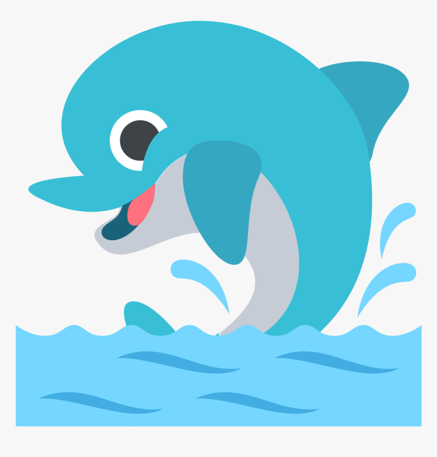 Dolphin Emoji, HD Png Download
