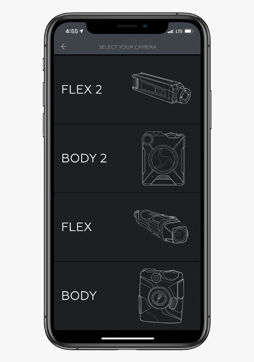 Connect Your Body-worn Cameras To Smartphones - Iphone, HD Png Download
