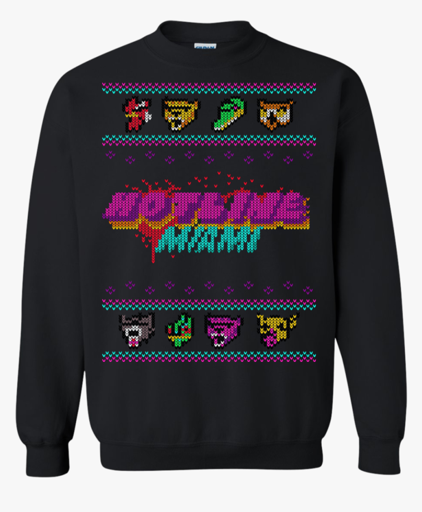 Christmas Sweater Hotline Miami Crewneck Sweatshirt - Hotline Miami Christmas Sweater, HD Png Download