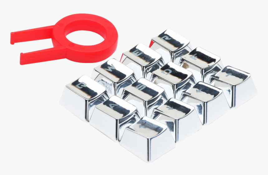 Redragon A103s Mechanical Keyboard Caps 12 Chrome Keycaps - Computer Keyboard, HD Png Download