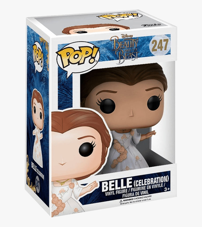 Funko Pop Disney Beauty And The Beast Belle Celebration - Figurine Pop Harry Potter Dobby, HD Png Download