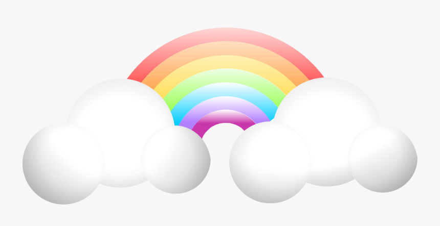 Rainbow Transparent Background - Rainbow Logo Transparent Bachground, HD Png Download
