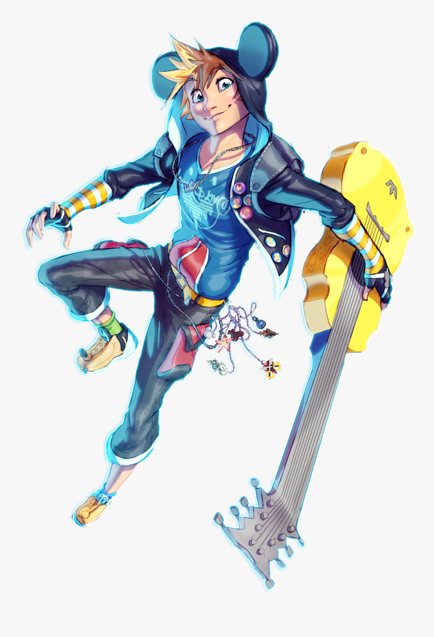 Kingdom Hearts Scott Pilgrim
sora Is Dating Kairi, - Art Of Kingdom Hearts, HD Png Download