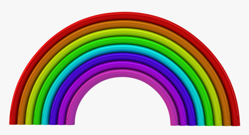 Rainbow Sky Arc Circle Render - Arcoiris En Render, HD Png Download