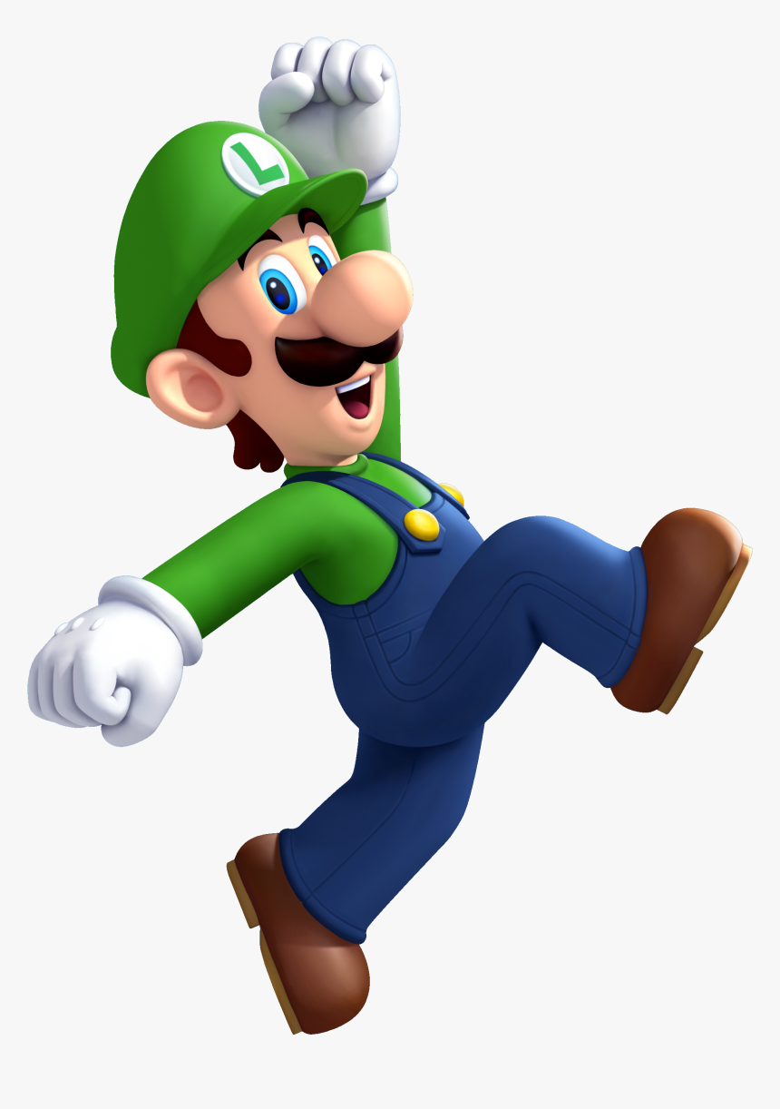Nsmbwii Luigi - Super Mario Bros Luigi, HD Png Download