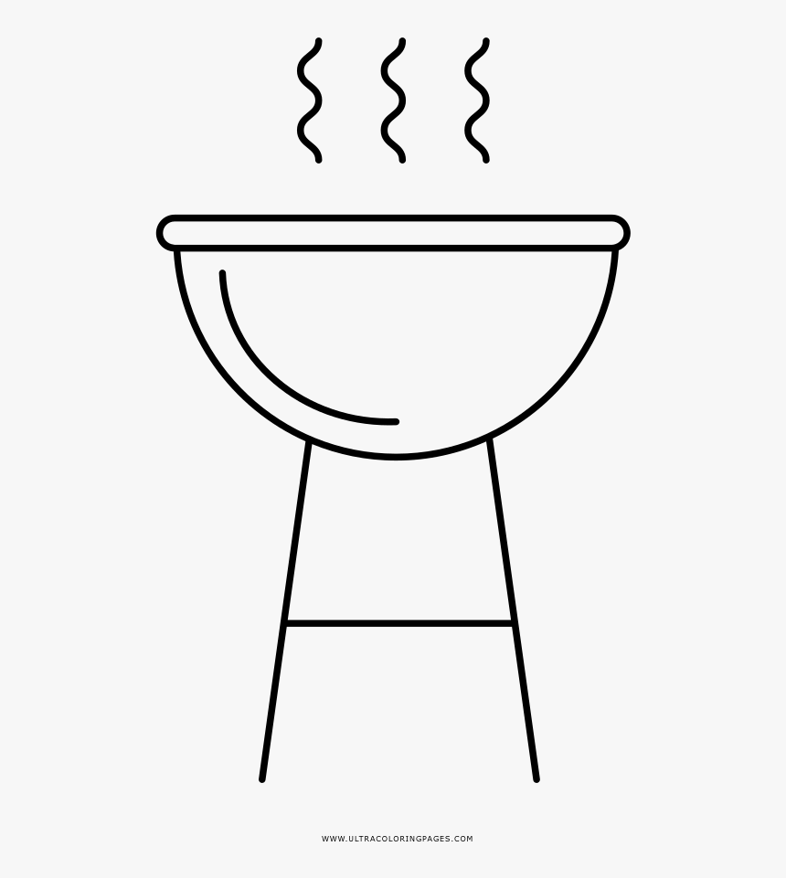 Grill Coloring Pages, HD Png Download