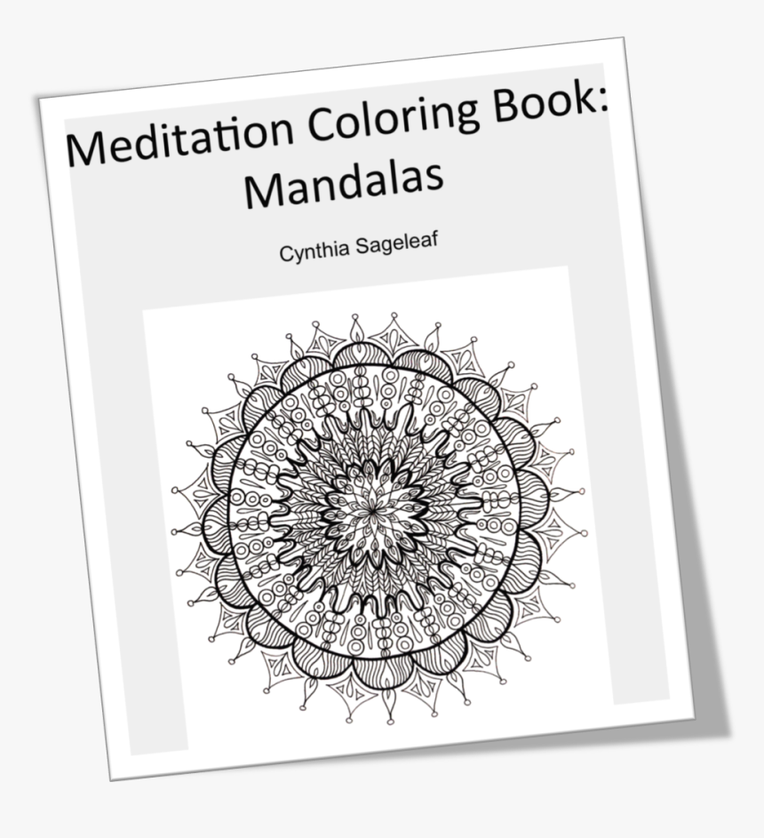 Coloring Meditation With Free Coloring Pages - Circle, HD Png Download