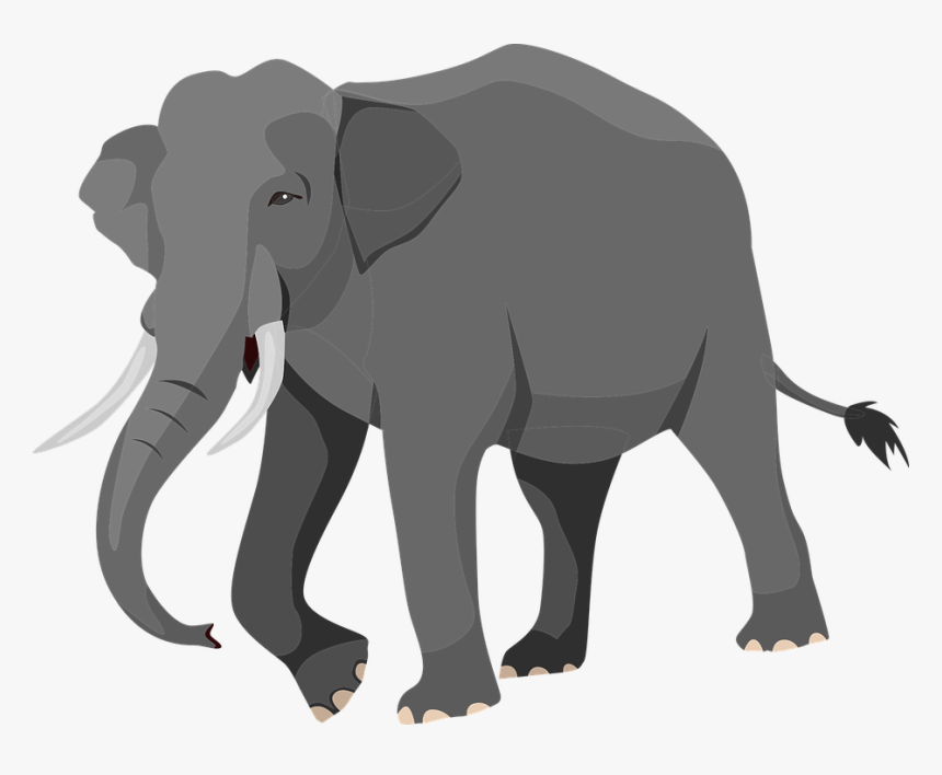Elephant Silhouette Png, Transparent Png