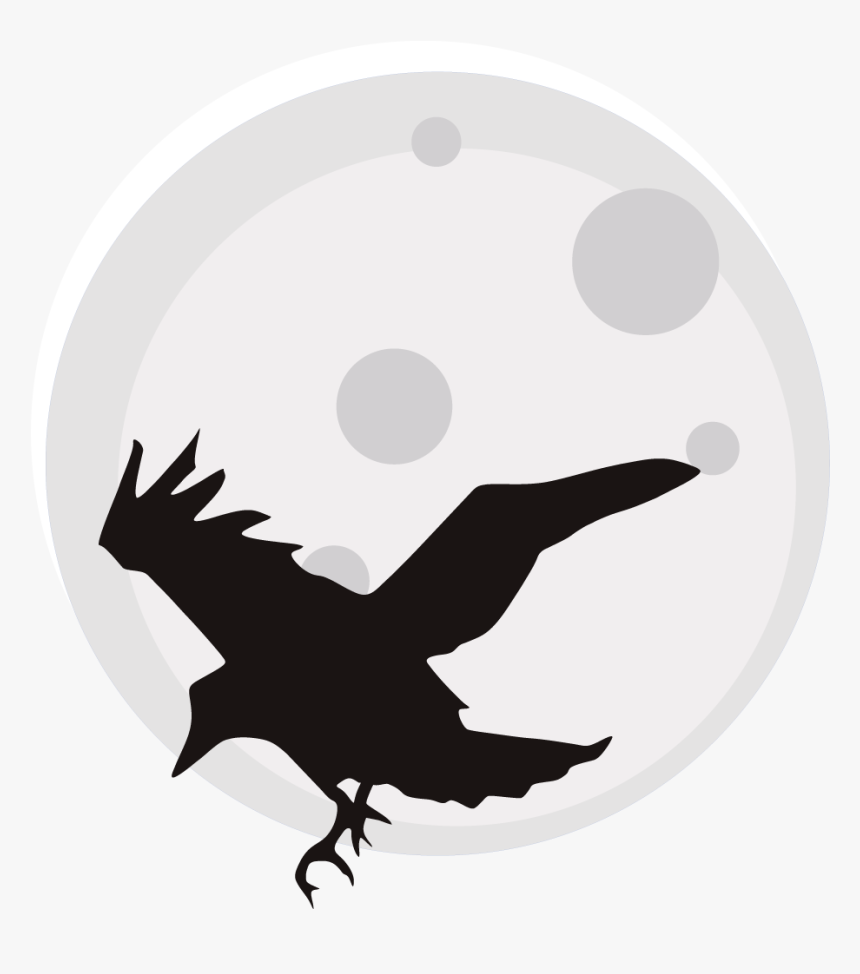 Crow Clip Art Crow Clipart Fans - Castillo De Terror Png, Transparent Png