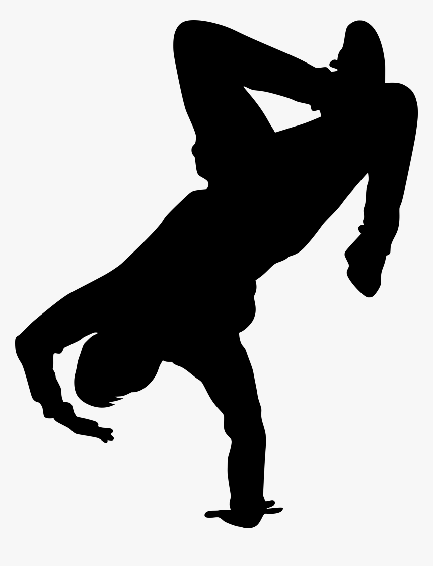 Portable Network Graphics Clip Art Silhouette Black - Silhouette Break Dance, HD Png Download