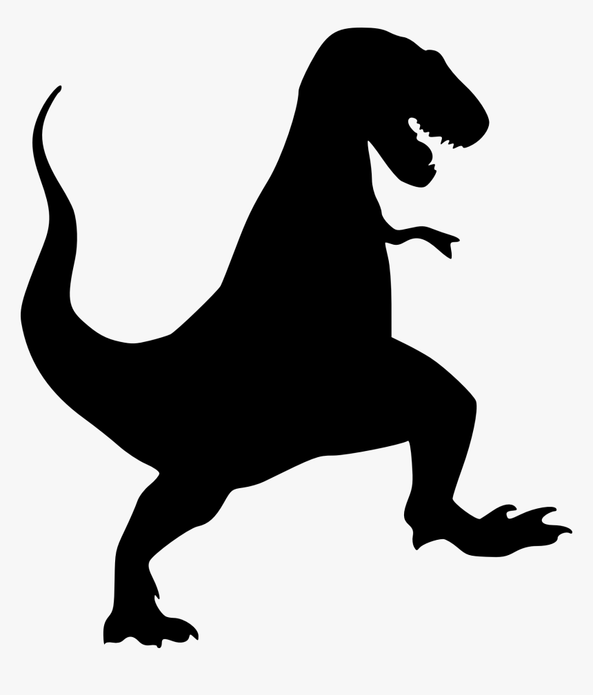 Dinosaur Silhouette, HD Png Download