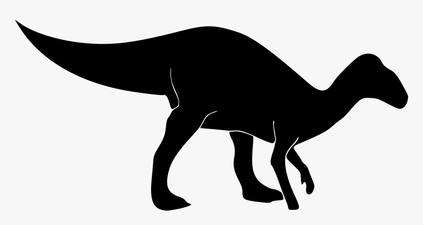 Dino Svg File - Silhouette Png, Transparent Png