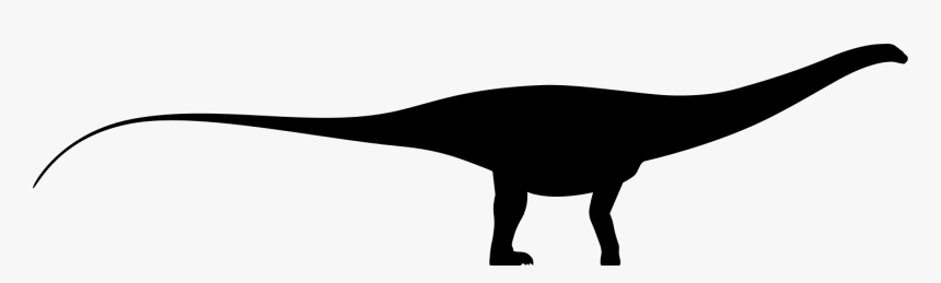 Sauropod Silhouette Png Transparent, Png Download