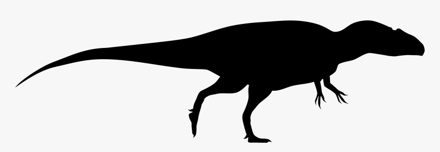 Acrocanthosaurus Silhouette, HD Png Download