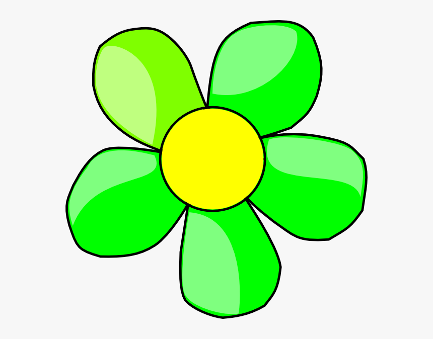 Flower Clipart Green, HD Png Download