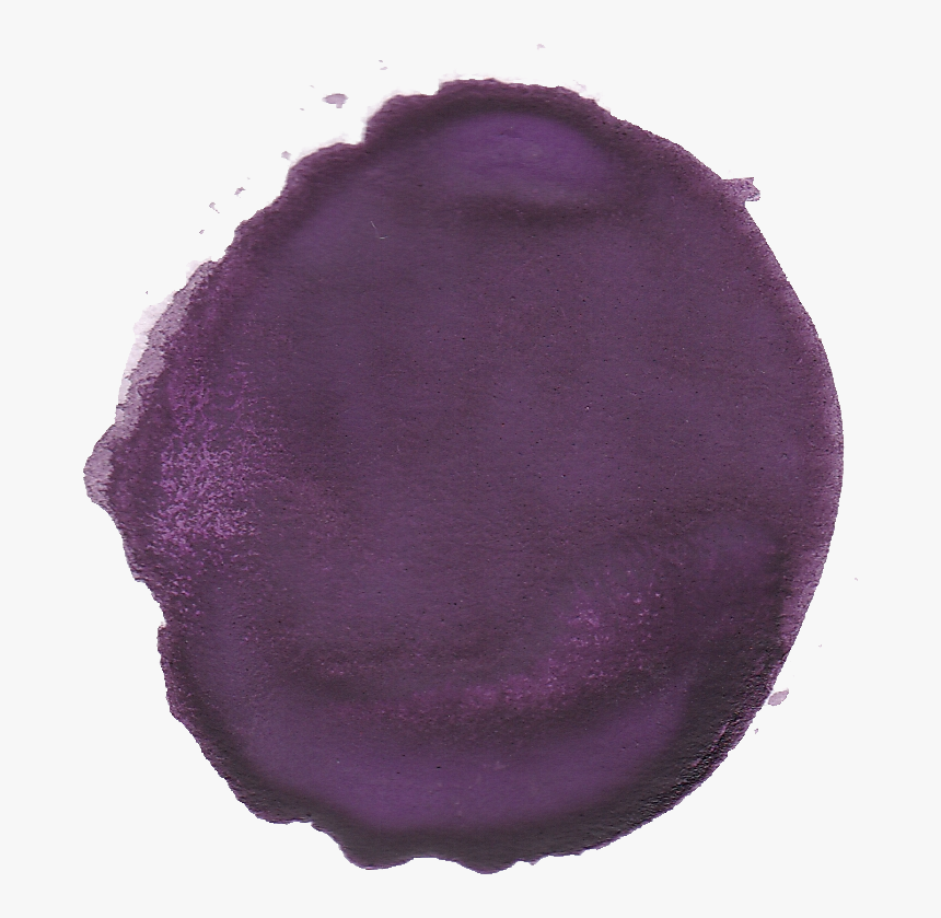 Purple Watercolor Circle Png, Transparent Png