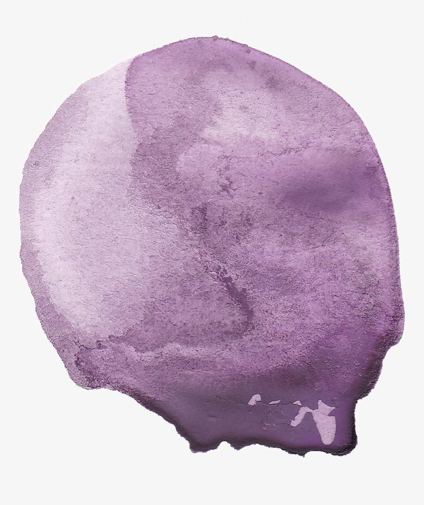 Purple Watercolor Circle Png, Transparent Png