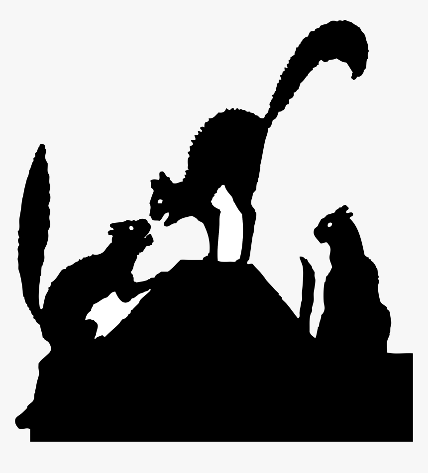 Cat Fight Silhouette Svg Clip Arts - Cat Fight Clipart, HD Png Download
