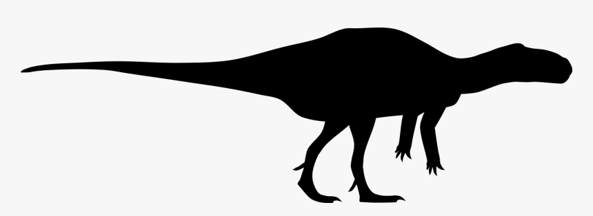 Acrocanthosaurus Silhouette, HD Png Download