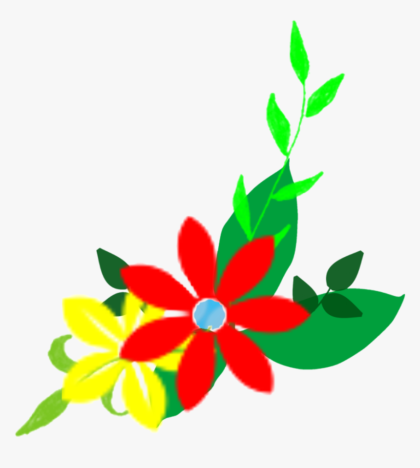 Transparent Flower Design Clipart - ดอกไม้ การ์ตูน Png, Png Download