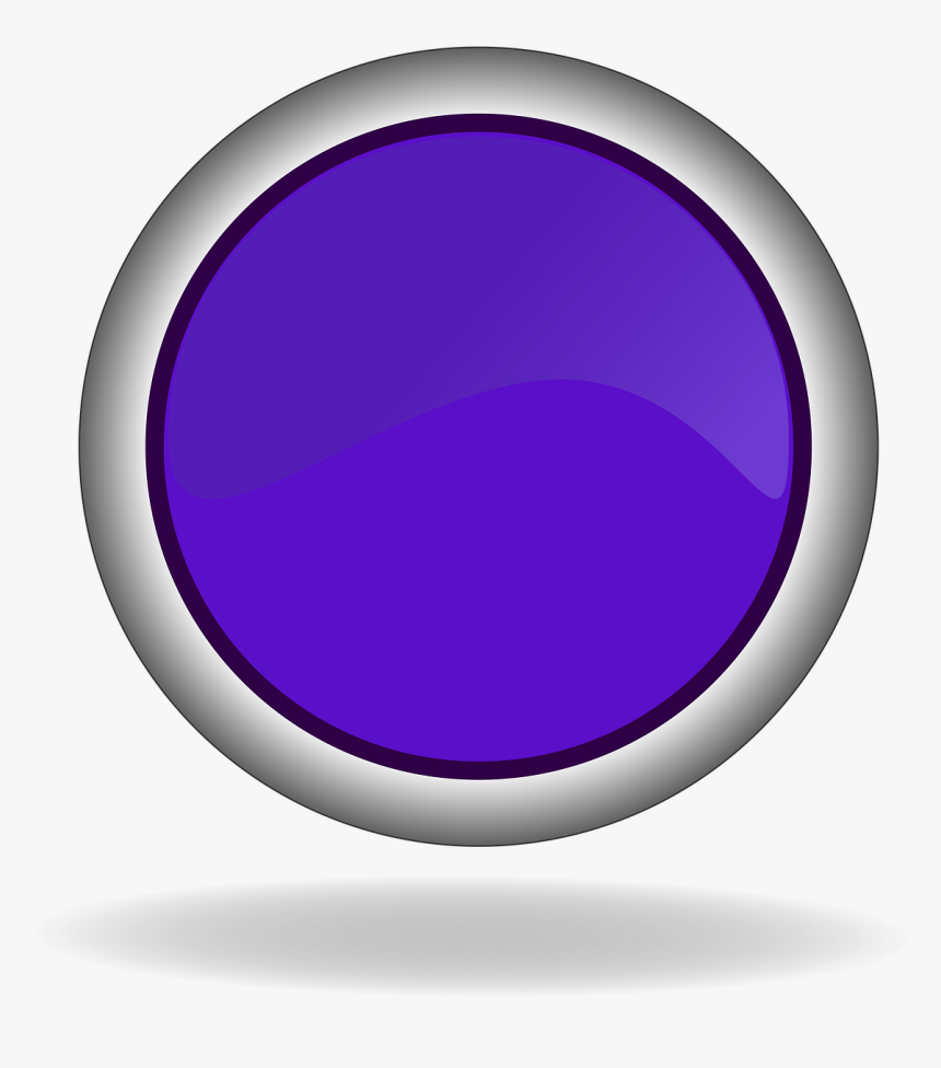 Purple, Purple Button, Button, Web, Internet, 3d - Principe Actif, HD Png Download