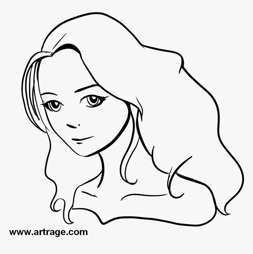 Drawing Manga In Artrage Coloring - Sharp Edges Vs Airbrush, HD Png Download