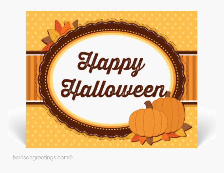 Pumpkin Happy Halloween Client Postcards - Marriage Happy Anniversary To Us, HD Png Download