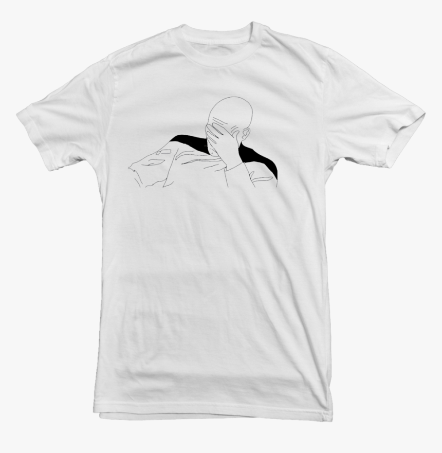 Star Trek T-shirt Face Palm - Nick Foles Super Bowl Shirt, HD Png Download